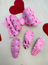 Load image into Gallery viewer, Pink Leopard Love Dainty Bow
