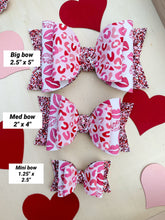 Load image into Gallery viewer, Bee Mine Valentine Dainty Bow
