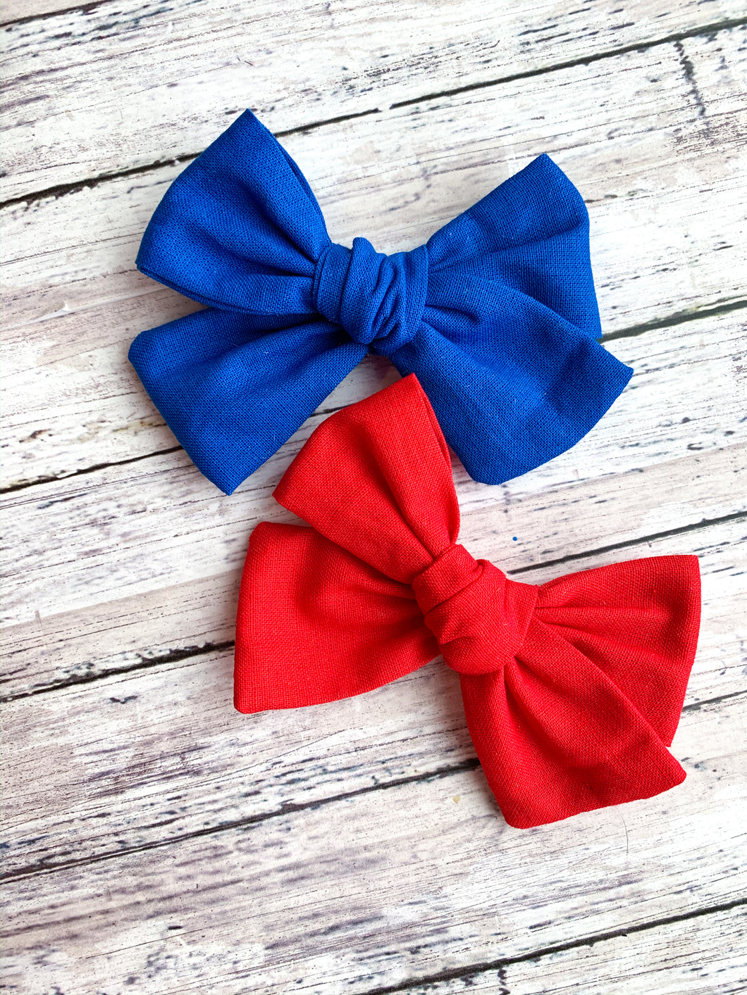 Red & Blue Hand Tied